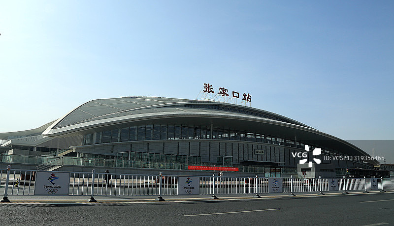 张家口高铁站图片素材