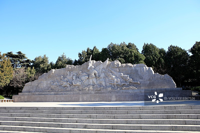 济南战役浮雕图片素材