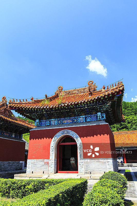 辽宁省抚顺市清永陵兴祖碑楼图片素材