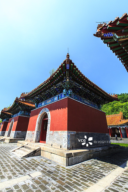 辽宁省抚顺市清永陵肇祖碑楼图片素材