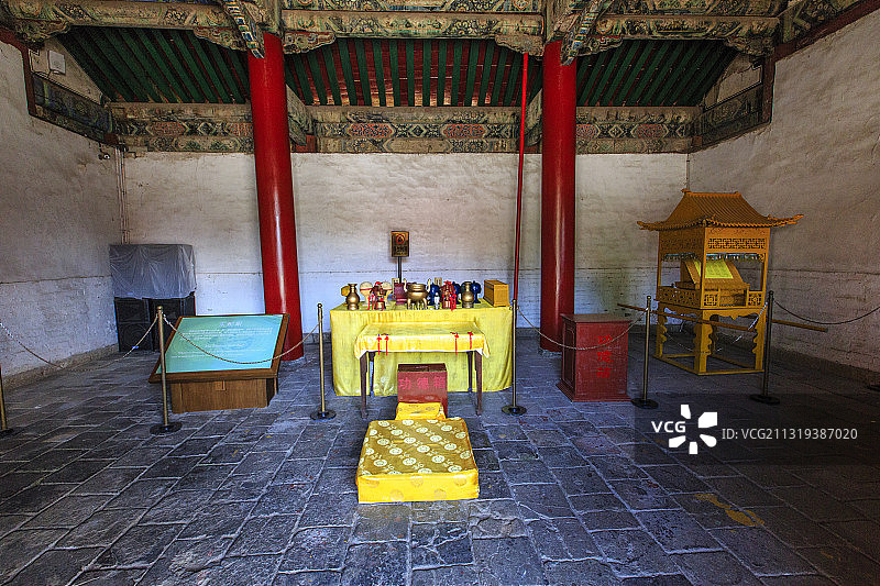 辽宁省抚顺市清永陵启运殿东配殿图片素材