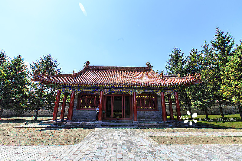 辽宁省抚顺市清永陵启运殿西配殿图片素材