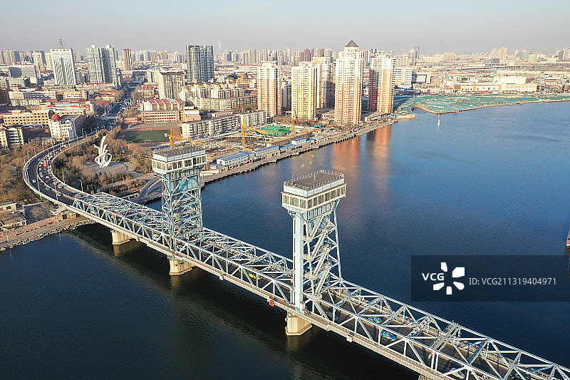 天津海门大桥图片素材