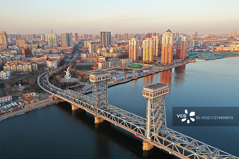 天津海门大桥图片素材