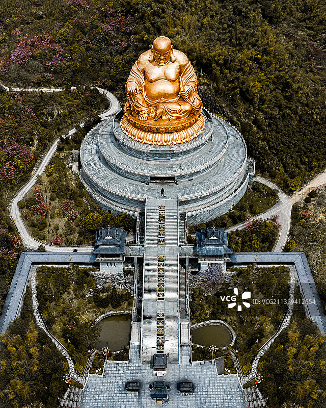 宁波市雪窦山弥勒大佛图片素材