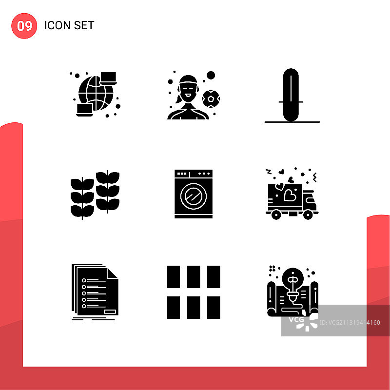 组9固体符号符号和符号图片素材