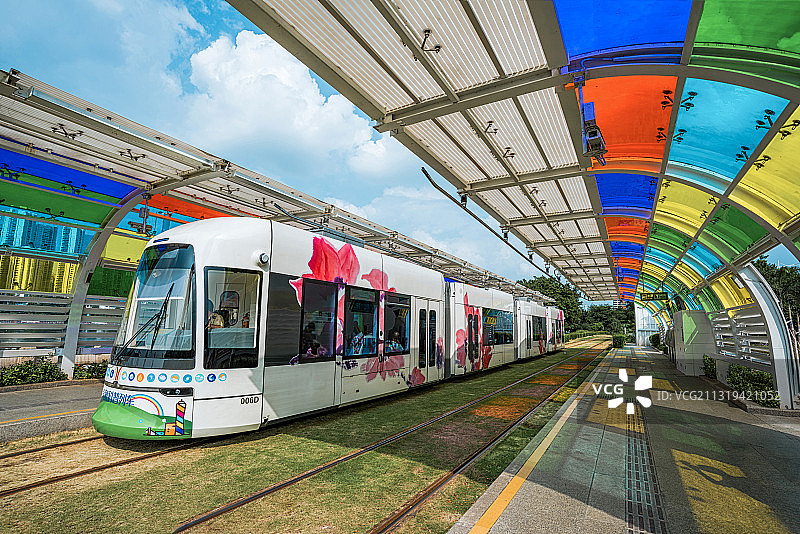 羊城旅游专列图片素材