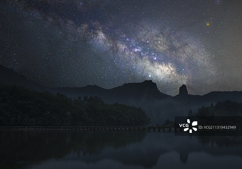 朱潭星空图片素材