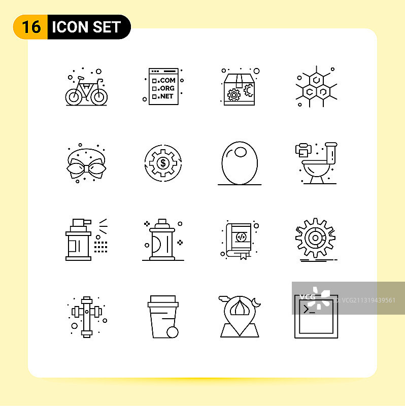 16大纲概念的网站，移动和应用程序图片素材