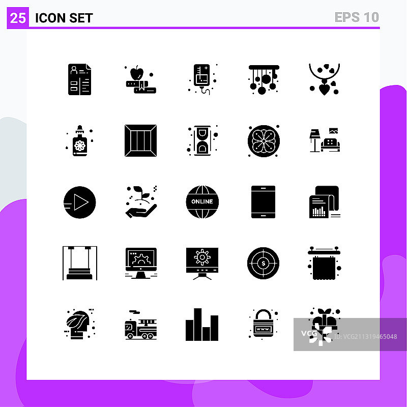 通用图标符号组25现代立体图片素材