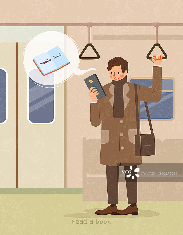 阅读、书籍、爱好、冬季、手机应用、智能手机、地铁图片素材