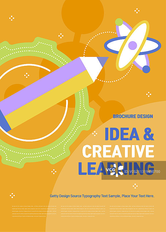 创意教育书籍封面宣传册插画图片素材