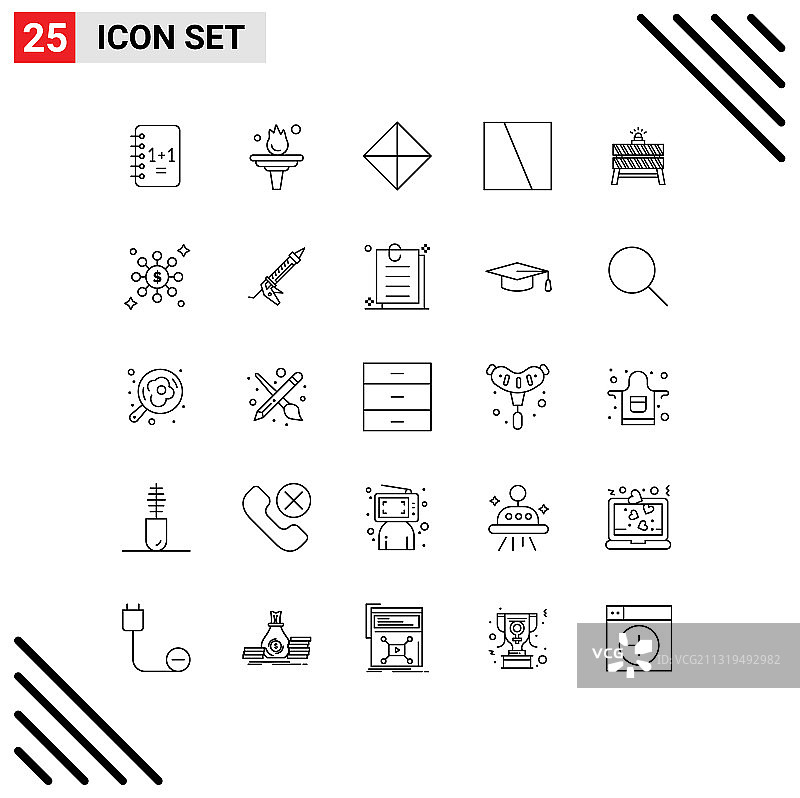 25线概念为网站移动和应用程序图片素材