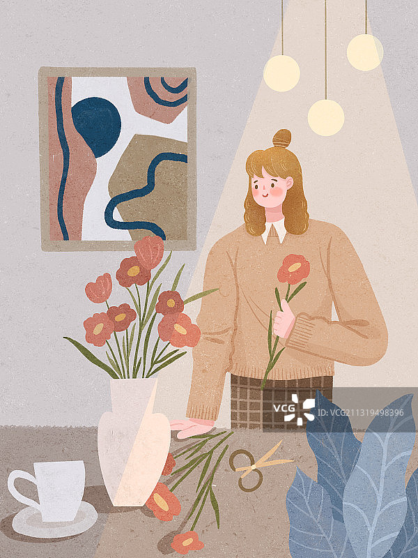 精致的猪猪女孩图片素材