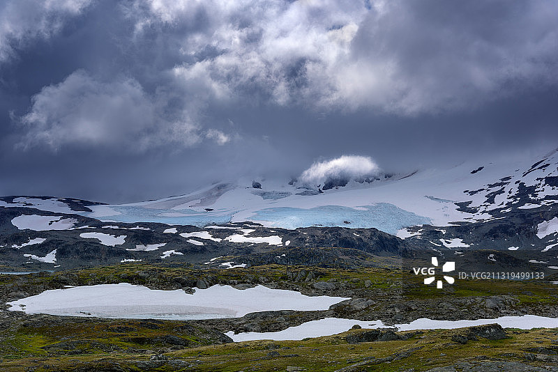 挪威奥普兰郡的Sognefjellet高地图片素材
