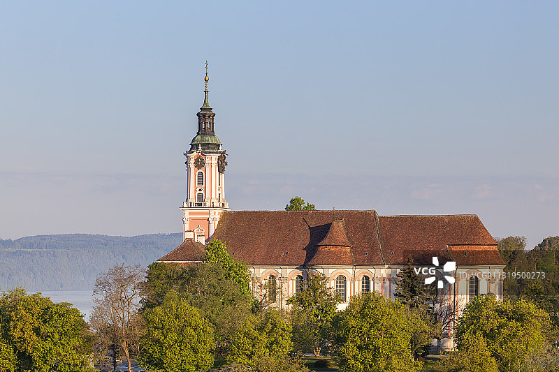德国康斯坦茨湖畔比尔瑙修道院图片素材