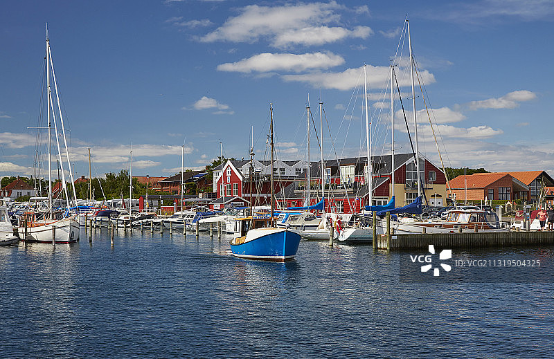 丹麦北部日德兰半岛卡特加特海峡布拉滕斯特兰德假日风光图片素材