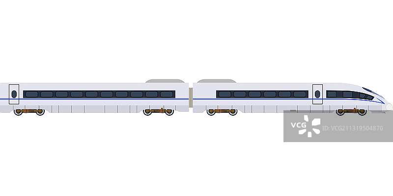 高铁列车插画图片素材