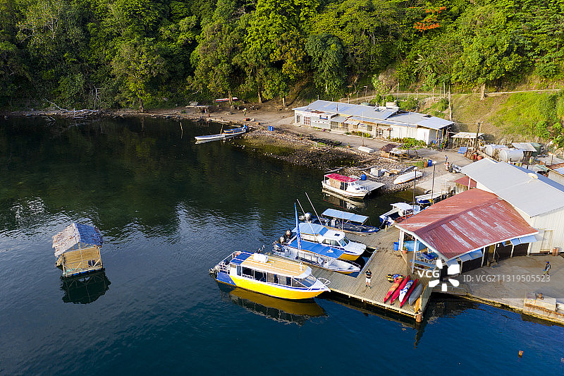 图菲港，位于巴布亚新几内亚奥罗省纳尔逊角图片素材