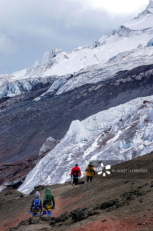 科托帕希火山的厄瓜多尔山坡图片素材