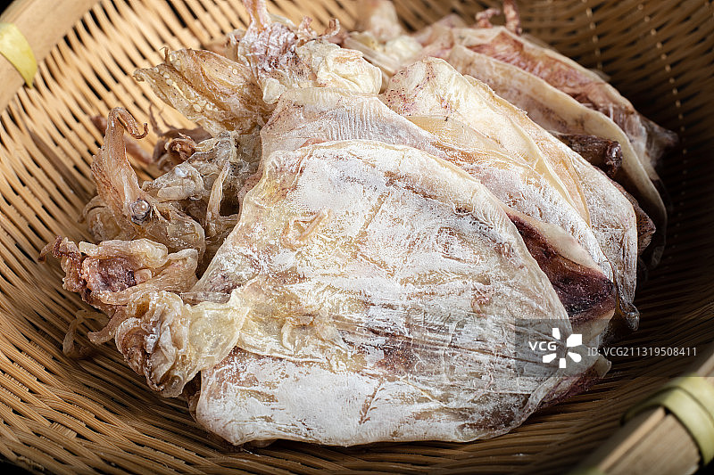 鱿鱼干图片素材