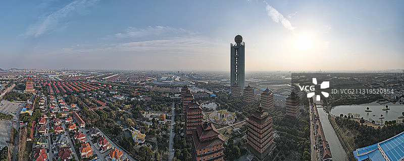 华西村风景区图片素材
