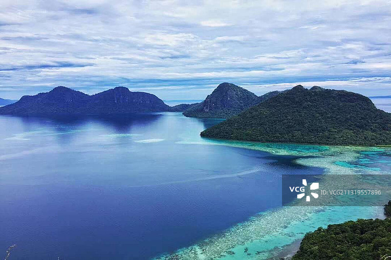 马来西亚仙本那海景图片素材