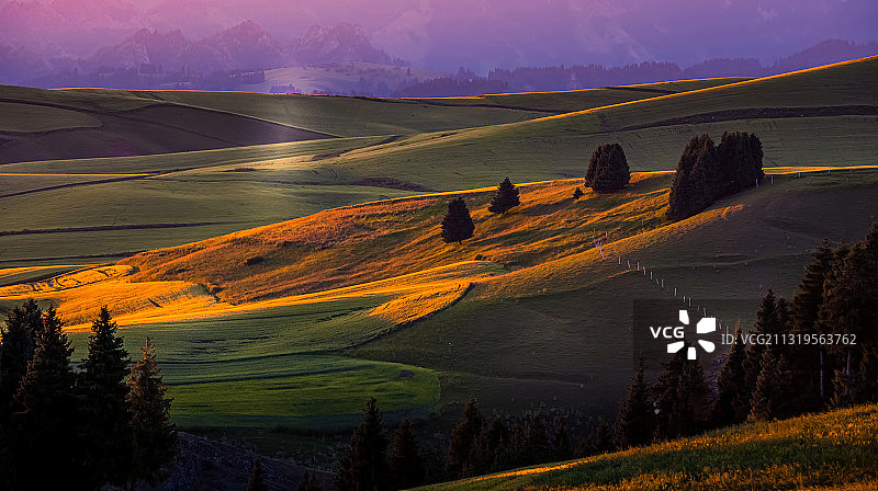 江不拉克地清晨图片素材