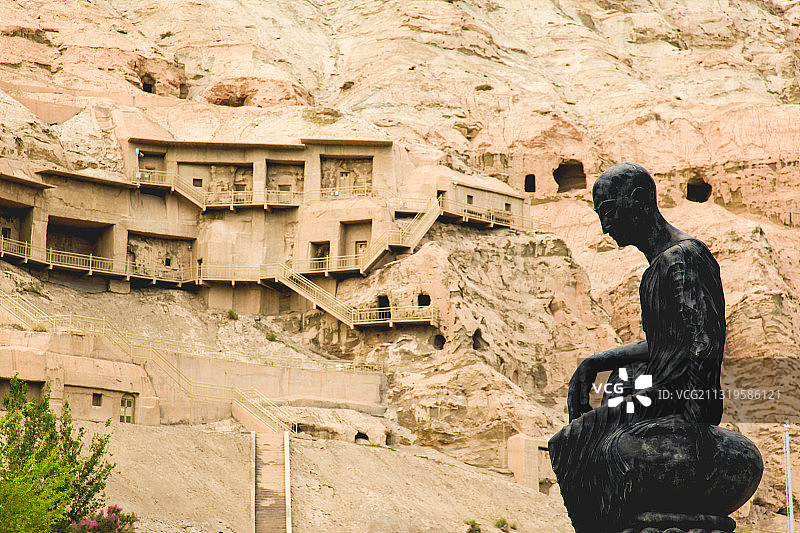 新疆克孜尔千佛洞图片素材