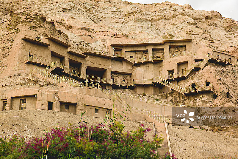 新疆克孜尔千佛洞图片素材