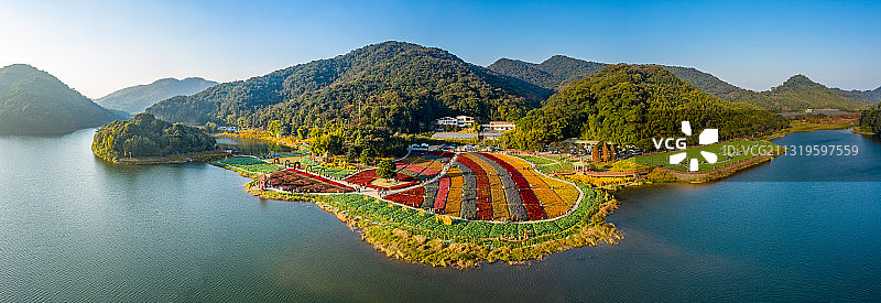中国广州市从化区石门国家森林公园 田园风光区图片素材