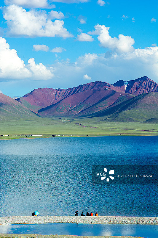 纳木错 苍山湖泊 雪山图片素材