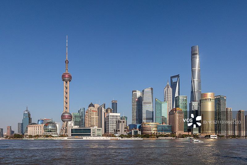 上海陆家嘴城市风光图片素材