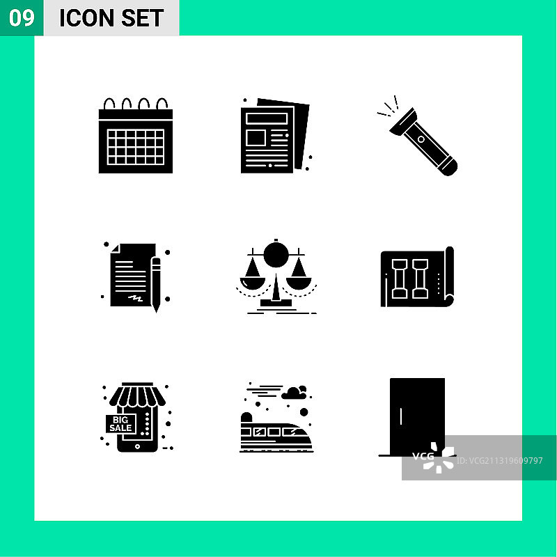 9个创意实体字形平衡图片素材