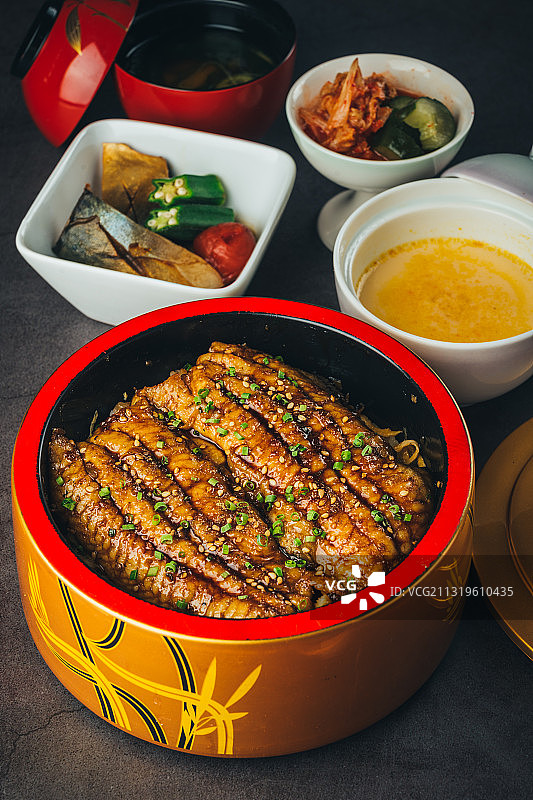日式鳗鱼饭图片素材