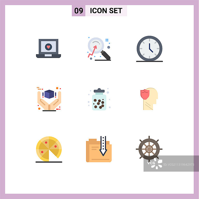 股票图标包9行符号和符号图片素材