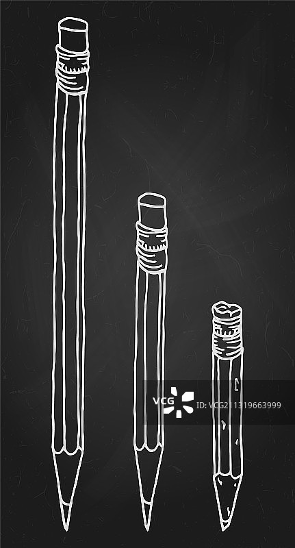 新旧铅笔图片素材