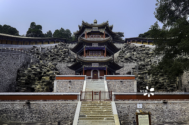 香山公园薝葡香林阁图片素材