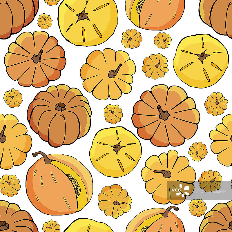 蔬菜无缝图案图片素材