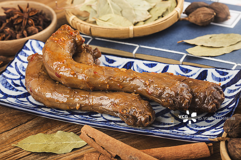 香辣鸭脖子图片素材