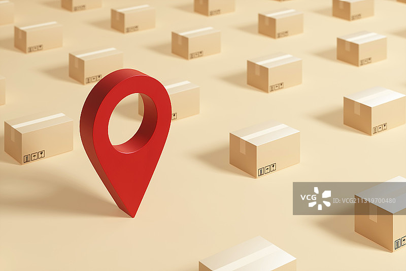 3D渲染的运输概念图图片素材