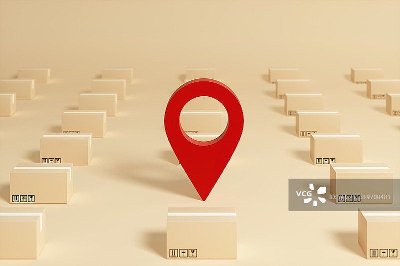 3D渲染的运输概念图图片素材