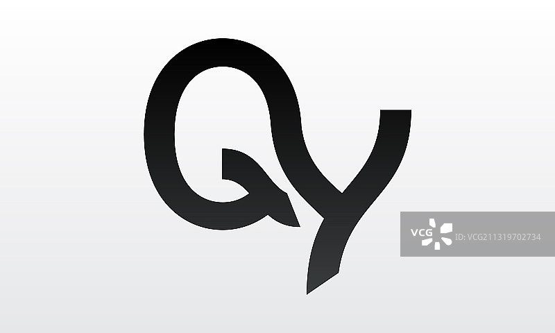 字母QY现代logo设计图片素材