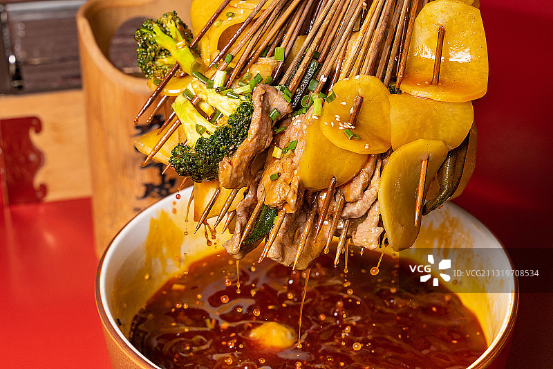 四川串串香下酒菜图片素材
