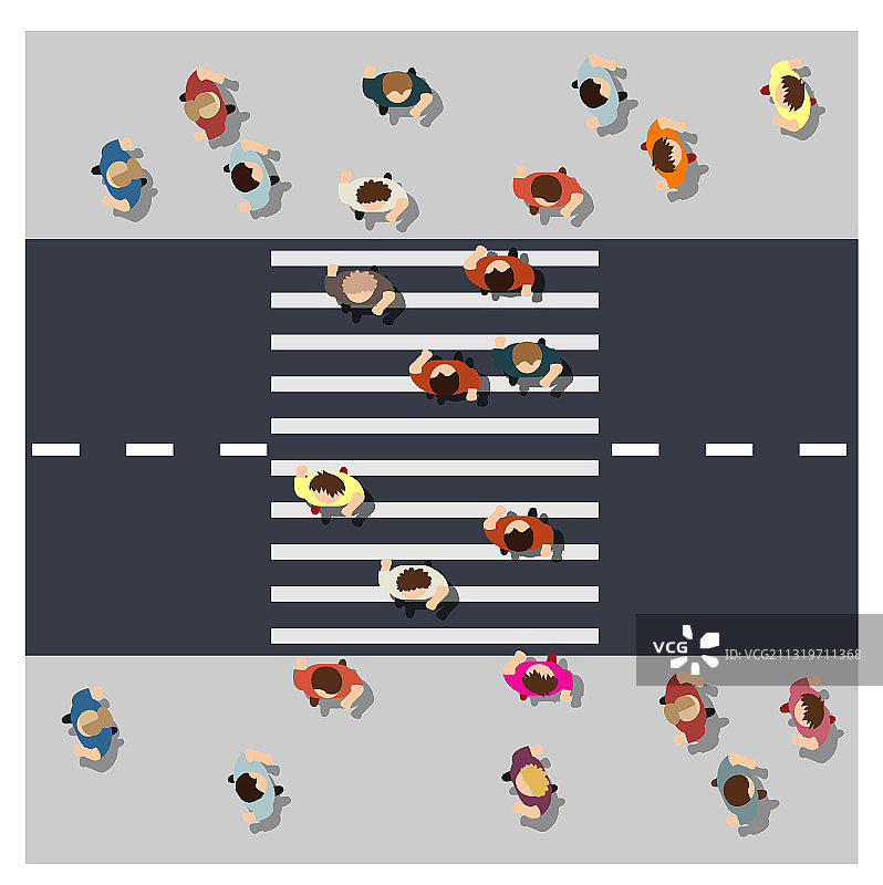 城市街区模块俯视图图片素材