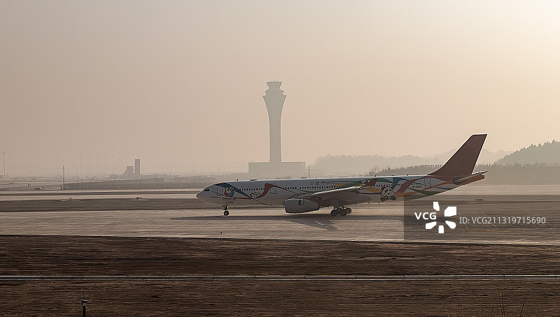 天府国际机场试飞图片素材