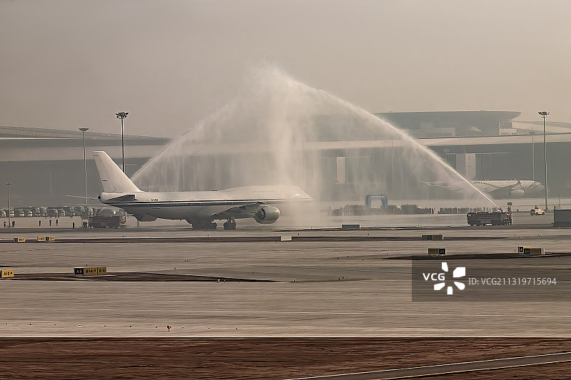 天府国际机场试飞图片素材