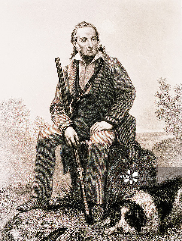 约翰·詹姆斯·奥杜邦，法裔美国博物学家图片素材