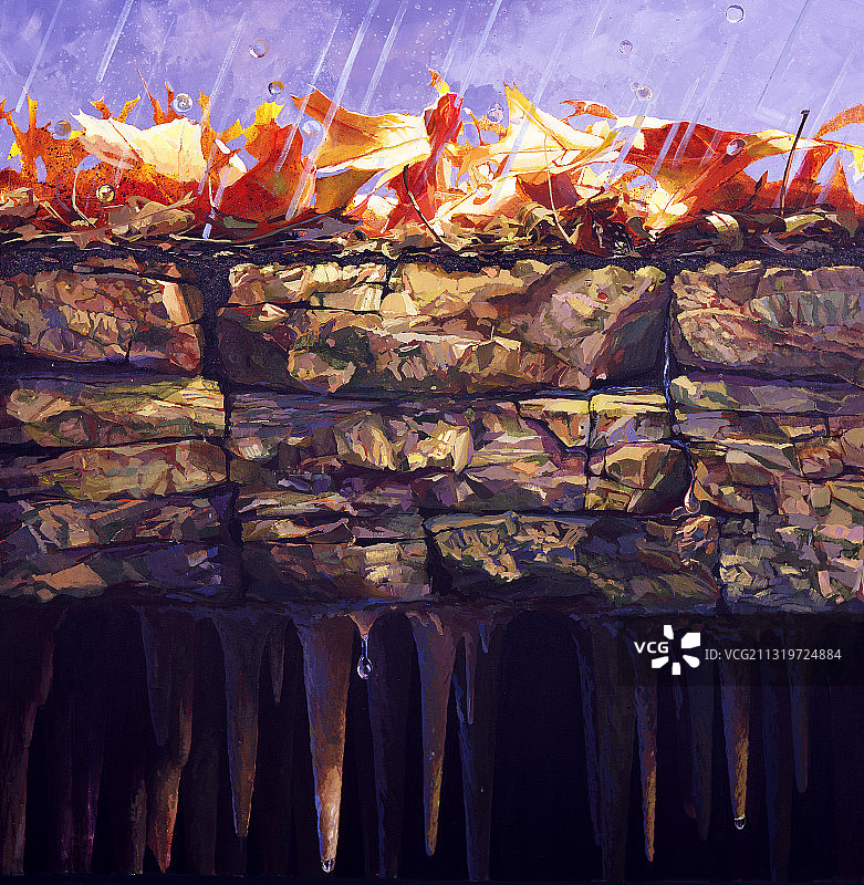 洞穴构造图片素材