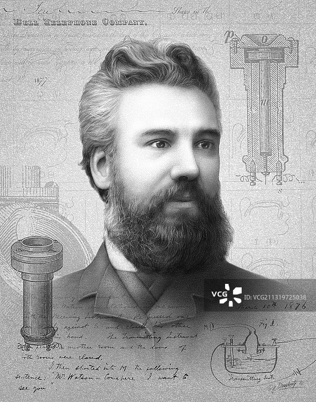 亚历山大·格拉汉姆·贝尔图片素材